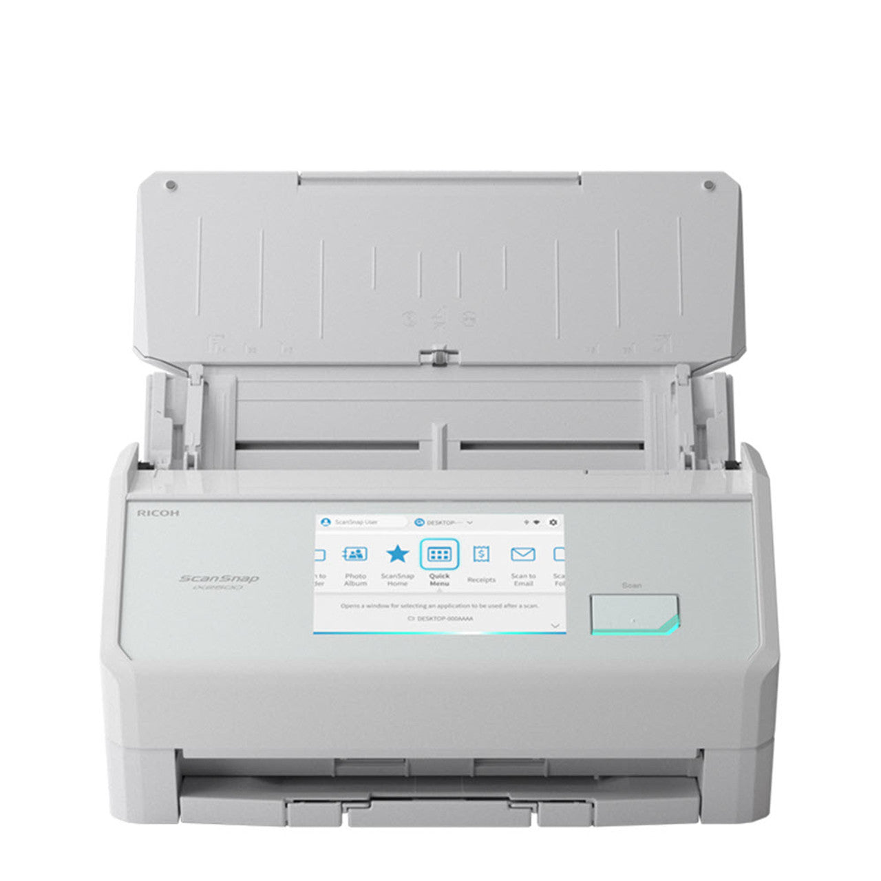 ScanSnap iX2500 A4 Touch Screen Scanner for PC and MAC (White)