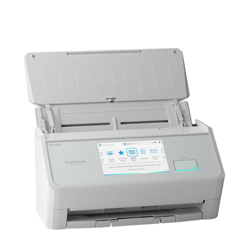ScanSnap iX2500 A4 Touch Screen Scanner for PC and MAC (White)