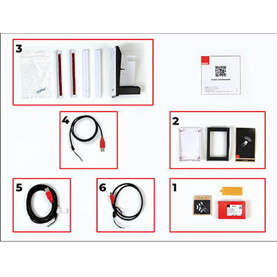 inepro Spider RFID Reader Full Pack Includes Bracket and Cables (HID/SEOS/HID Mobile/MIFARE/Desfire/BLE/NFC)