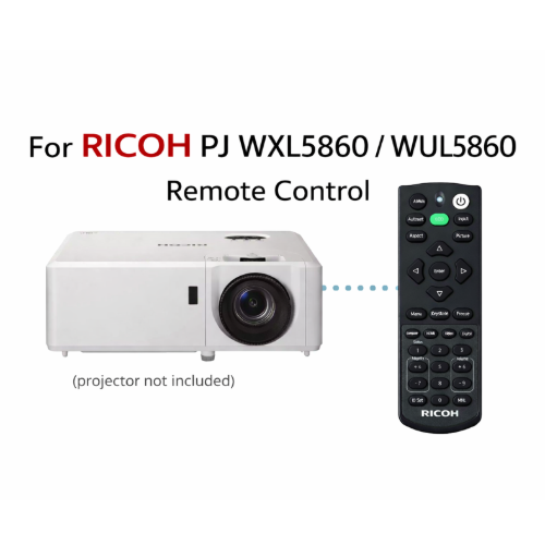 Ricoh Projector Remote Control for PJ WXL5860 / WUL5860