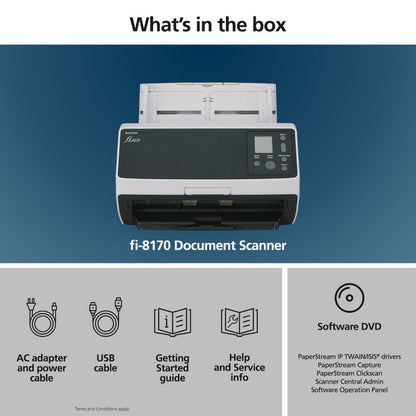 Ricoh Fujitsu fi-8170 A4 Duplex Document Scanner