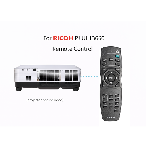 Ricoh Projector Remote Control for PJ UHL 3660